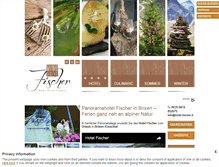 Tablet Screenshot of hotel-fischer.it
