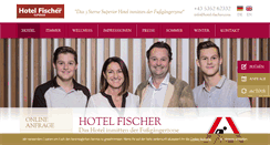 Desktop Screenshot of hotel-fischer.com